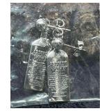 Rare Absolut Vodka Silver Plated Earrings (AA)