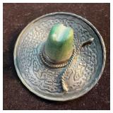 Green Onyx Sterling Silver Sombrero Southwestern S