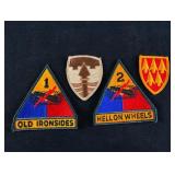 4 Modern Army Patches