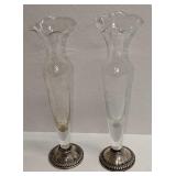 2 Vintage Duchin Creation Weighted Sterling Silver