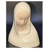 Vintage Ceramic Madonna Virgin Mary Figurine