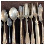 Vintage Silverware Antique Flatware Lot of 20 Twen
