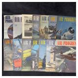 Air Progress Magazine 1940's Lot of 14 Fourteen Ma