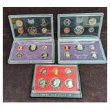 5 Vintage United States Proof Sets