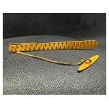 18k Gold Tie Bar
