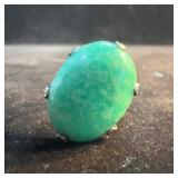 Green Aventurine Sterling Silver Ring B46