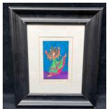 Framed Digital Art 'She Who Has a Great Attitude'