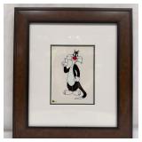 Warner Bros. Studios Sylvester 2002 Sericel Framed