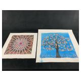 Original Signed Leida Diaz Acrylic On Canvas Abstr