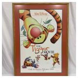 The Tigger Movie Disney Poster Print Matted Framed