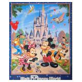Walt Disney World Character Poster Mickey Goofy