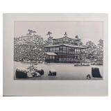Art Print Of Japan's Kyoto Temple Framed