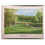 Linda Hartough LE Litho Golf Medinah Country Club