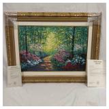 Schaefer Miles Azalea Path Giclee Canvas Framed