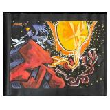 Original Acrylic Paint And Oil Stick On Canvas GO