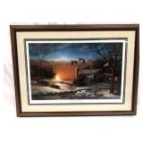Signed & Framed Print Of 'The Sharing Season II' B