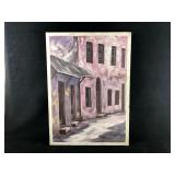 Original Oil On Canvas Signed Kitumbo 'Stone Town'