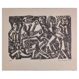 Kim Mosley (20th Century) Signed Woodblock Print O
