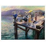 S&N Ivan Clarke 'Sunday Fishing' Small Giclée