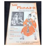 'The Mikado' Song Book - Japanese Comic Operetta i