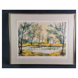 La Maison D'Or Lithograph Kostia Signed