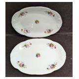 2 Retired Royal Kent RKT6 13' Oval Serving Platter