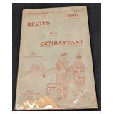 1909 Récits d'un combattant 1870 Softcover Book