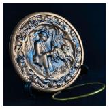 6.5' Decorative Copper Plate/Candleholder
