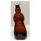 Vintage Mrs Butterworth Amber Glass Sprinkle Bottl