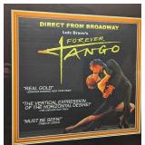 Framed Luis Bravo's Forever Tango Broadway Poster
