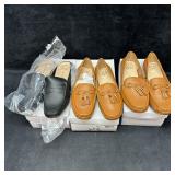 Isaac Mizrahi Live Womens Leather Loafer Shoes Lot
