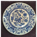 Vintage Blue Onion 10' Underglazed Plate