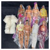Vintage Ken Doll Lot With Outfits Mattel Mixed Fig