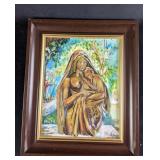 Painting of 'Mother and Child' by Patrick Noze