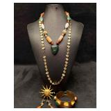 5pc Gold and Earth Tone Sun Child Themed Mixed Cos