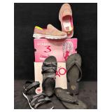 Sketchers GO Walk Sneakers with Ryka and Reef Blac