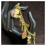 Peanuts Charm Bracelet Snoopy Charlie Brown Metal