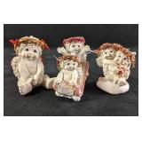 Three Dreamciles Baby Figurines (1) 'Christmas Cut