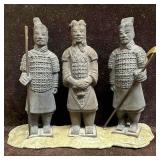 Terracotta Warriors Chinese Xi'an Qin Dynasty Styl