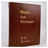 Black's Law Dictionary De Luxe Fourth Edition 1951
