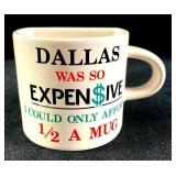 Novelty Mug Dallas Tourist '1/2 Mug' Gift