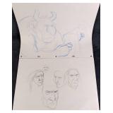 2 Original Disney Artist Drawn Animation Productio