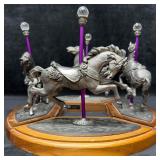 Michael Ricker Pewter American Carousel Horse Figu