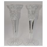 2 Waterford Crystal Lismore 7' Candlestick Holders