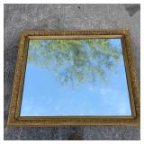 Ornate Gold Floral Leaf Design Wall Mirror 47' Woo