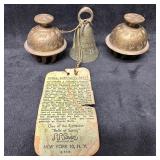 Vintage India Elephant Bell S. S. Sarna 1949 Three