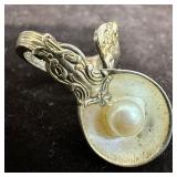 Pearl Gorham Sterling Silver Bent Spoon Style Ring