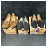 Clarks Women's Shoes with Boxes Lot of Three Leopa