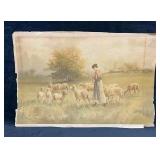 'Herding The Flock' Print By Francis Wheaton
