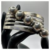 Native Navajo Style Handcrafted Silverwork Silver